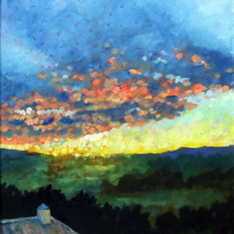 Sunset Over Rocaberti
Oil 11x14